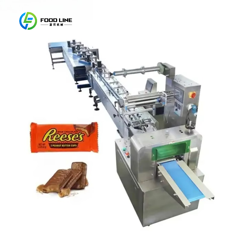 Protein Bar - Linha de embalagem horizontal de chocolate
