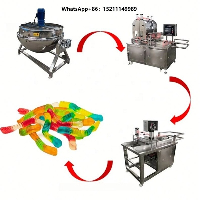 Gummy Candy - Máquina Depositora para Fabricação de Doces