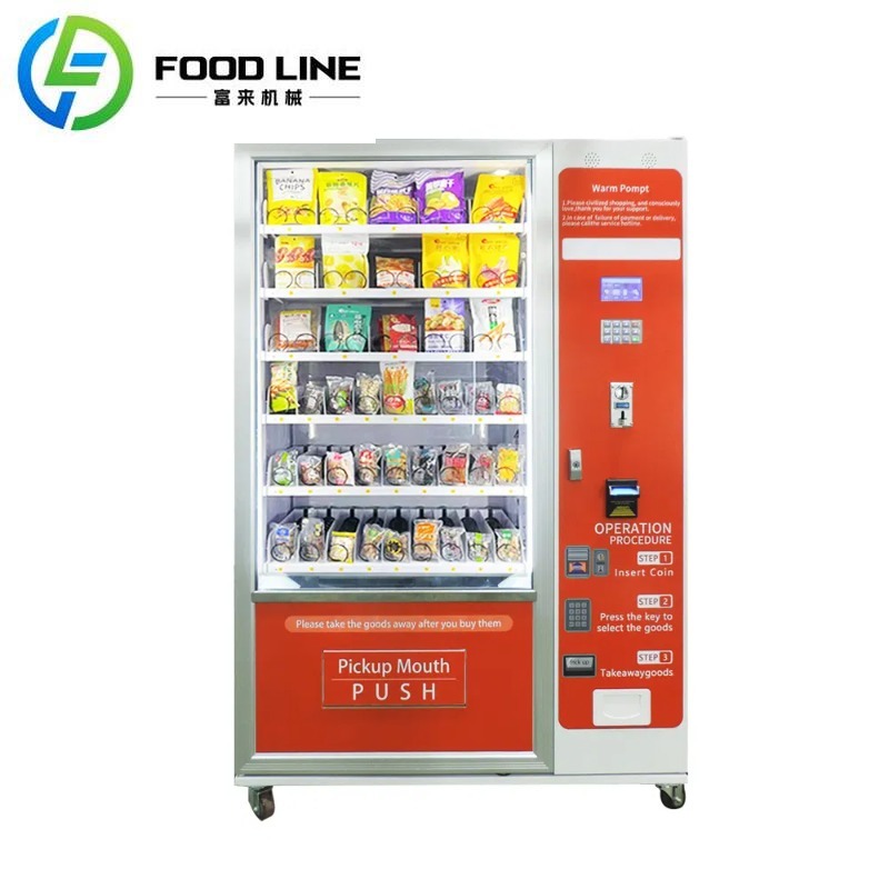 Food Snacks Drinks - Máquina de Venda Automática Personalizada de