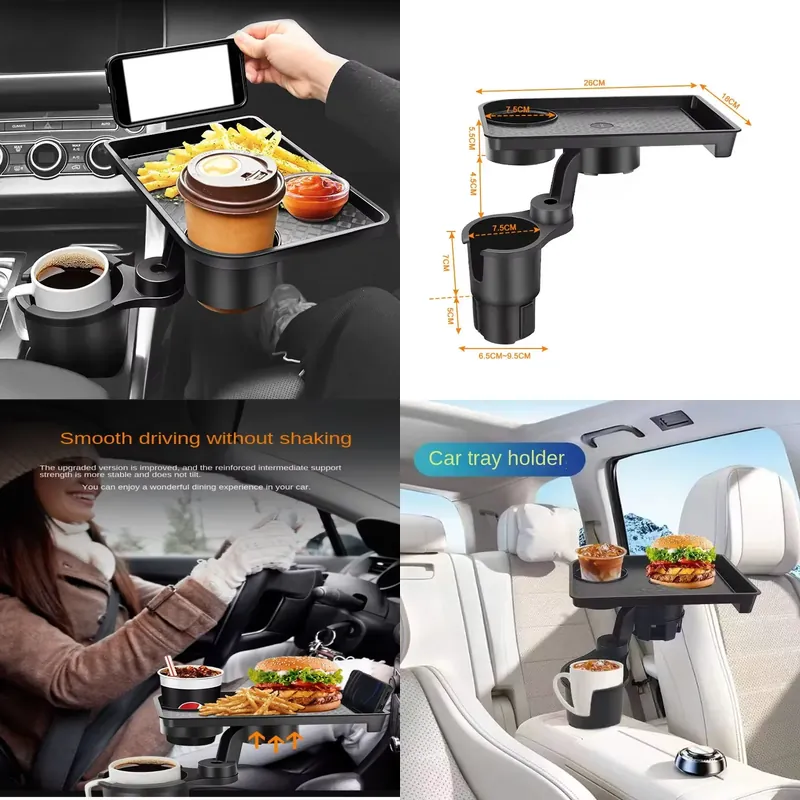Food Snacks Drinks - Suporte Expansível para Copos de Carro,
