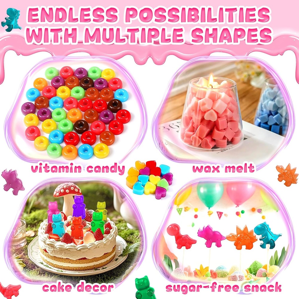 Gummy Candy - Molde de Silicone Antiaderente de Grau