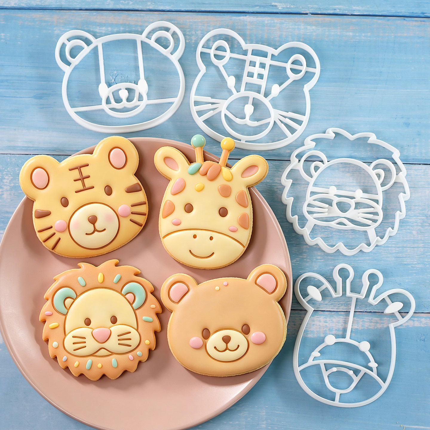 Cookies Pack - Conjunto de 4 Cortadores de Biscoito