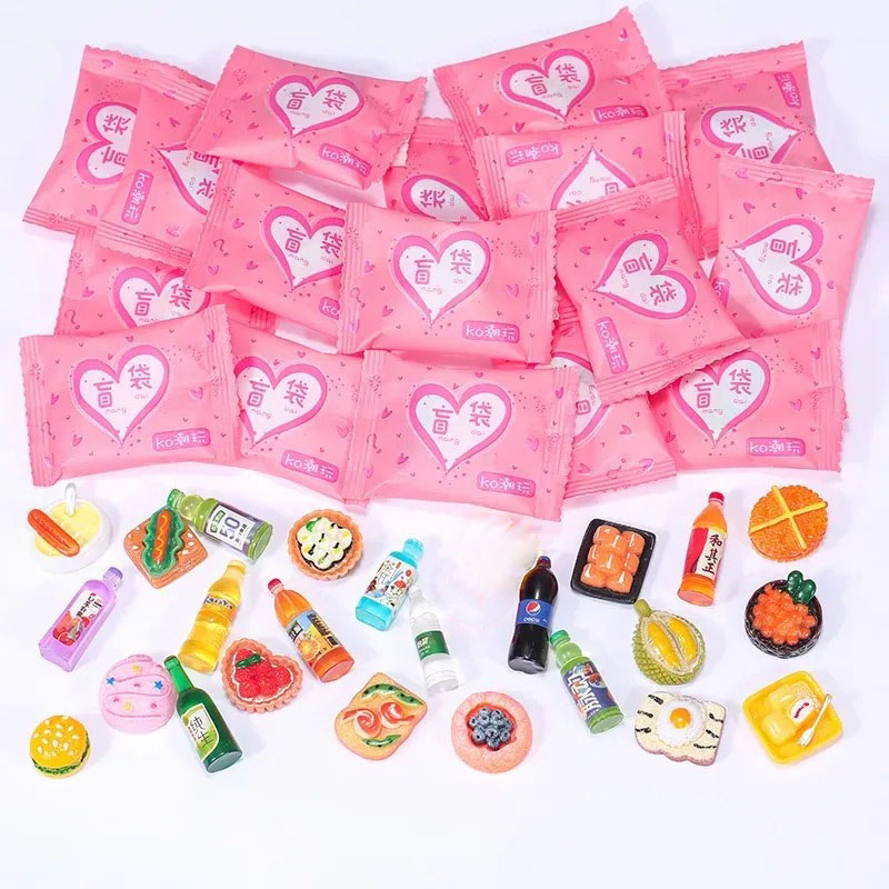 Food Snacks Drinks - Brinquedo de Comida em Miniatura Estilo