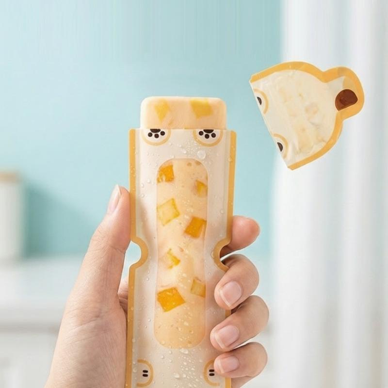 Healthy Snacks Food - 20 Sacos de Picolé DIY com