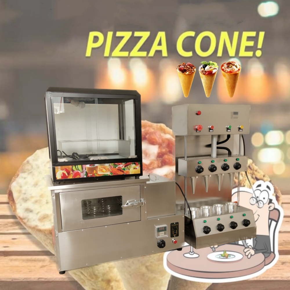 Healthy Snacks Food - Máquina de Cone de Pizza Popular