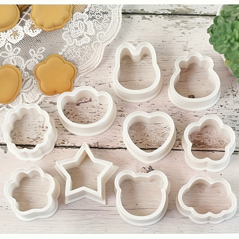 Cookies Pack - Conjunto de 10 Cortadores de Biscoito