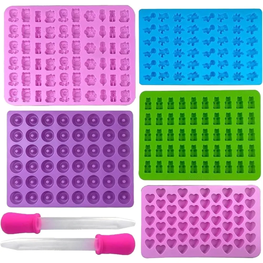 Gummy Candy - 5 pçs moldes de silicone doces