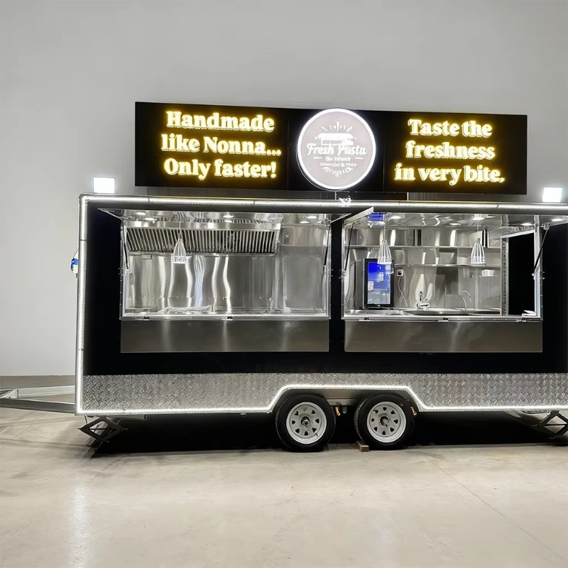 Trailer de Alimentação Móvel,  - Food Snacks Catering avaliação e preço