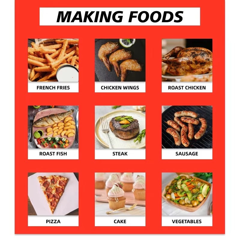 Fritadeira de ar preta 10l, rá - Healthy Snacks Food avaliação e preço