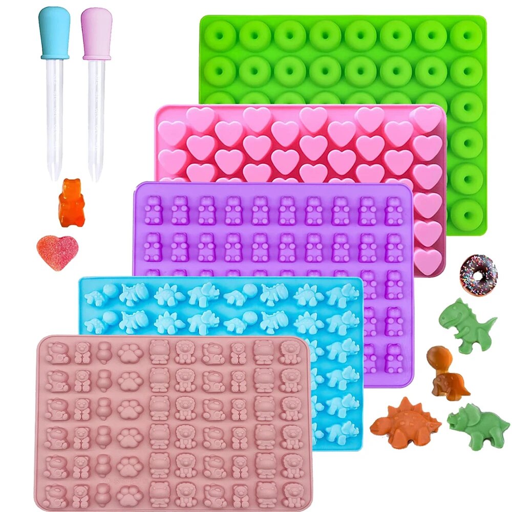 Molde de urso de goma de silic - Gummy Candy avaliação e preço