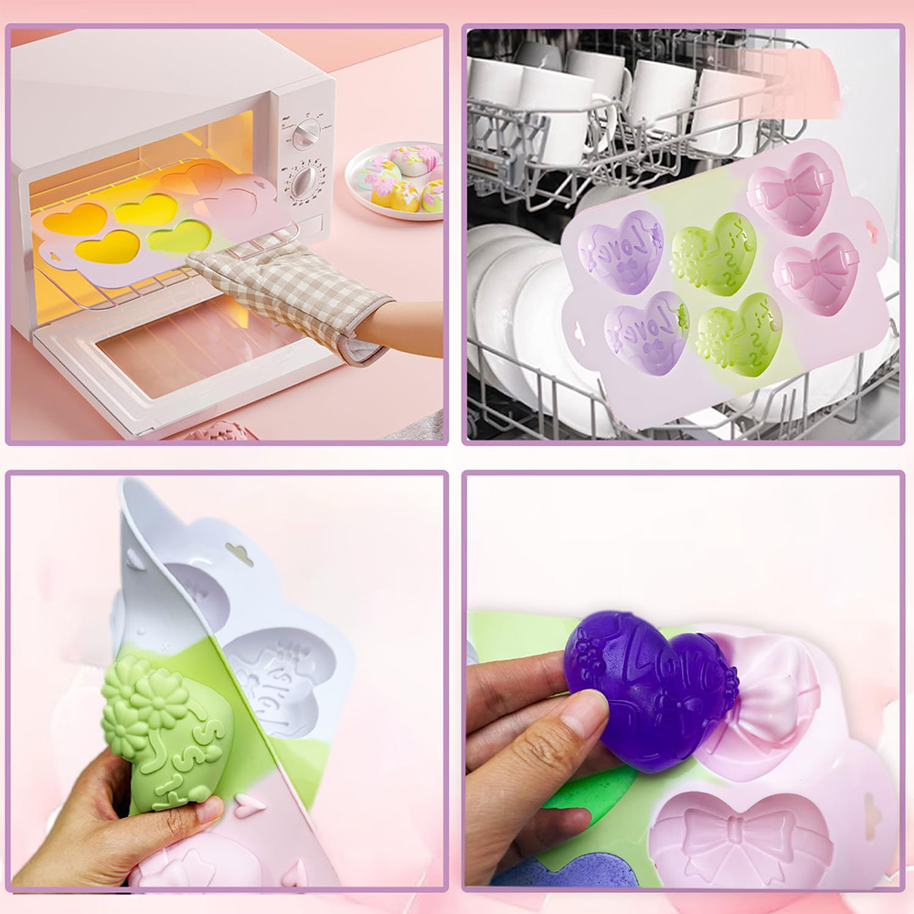 Moldes de silicone de coração  - Gummy Candy avaliação e preço