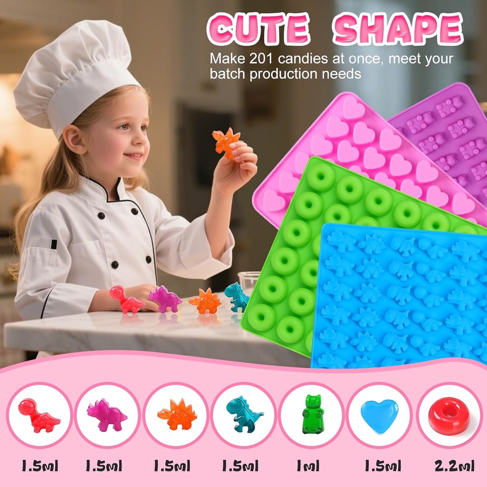 Molde de Silicone Antiaderente - Gummy Candy avaliação e preço
