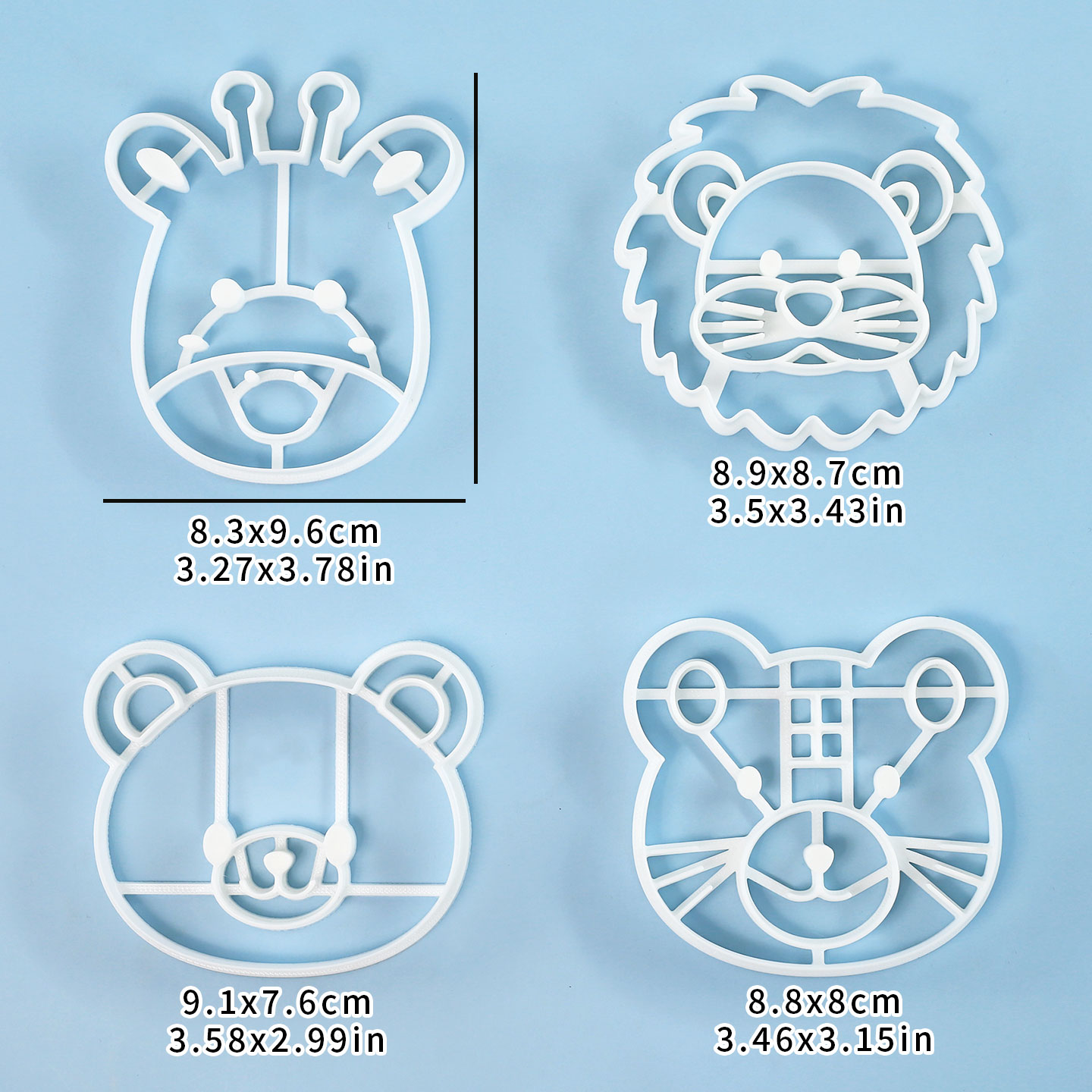 Conjunto de 4 Cortadores de Bi - Cookies Pack avaliação e preço