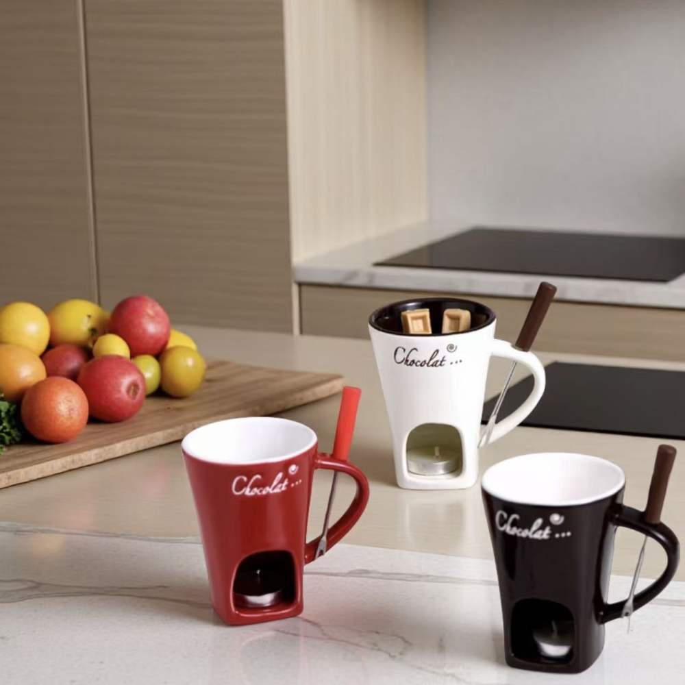 Caneca de cerâmica para fondue - Chocolate Snack avaliação e preço