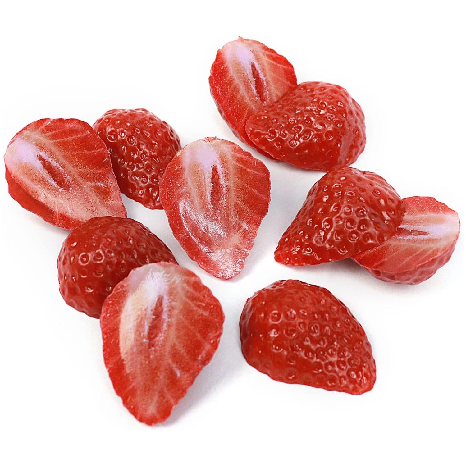 Pétalas de morango artificiais - Chocolate Snack avaliação e preço