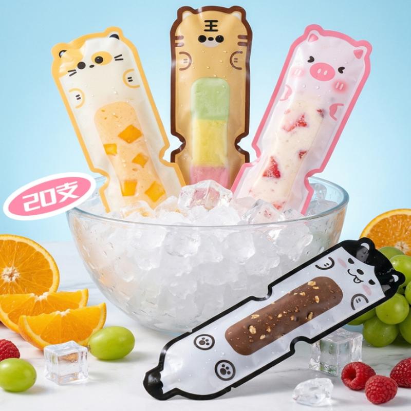 20 Sacos de Picolé DIY com Des - Healthy Snacks Food avaliação e preço