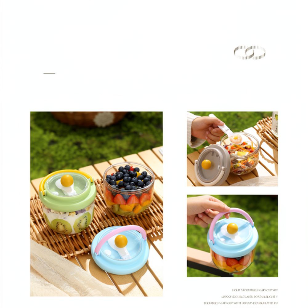 Recipiente portátil para salad - Healthy Snacks Food avaliação e preço