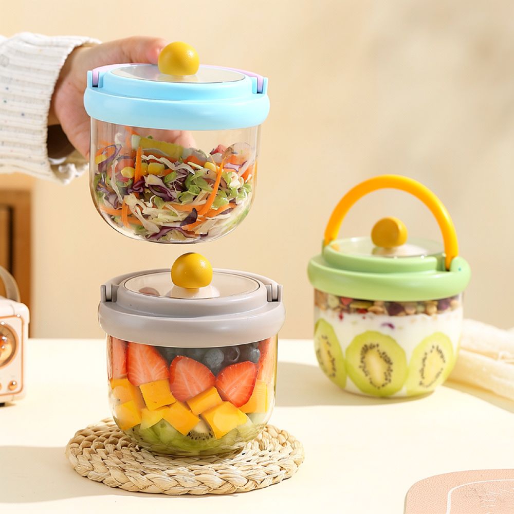 Recipiente portátil para salad - Healthy Snacks Food avaliação e preço