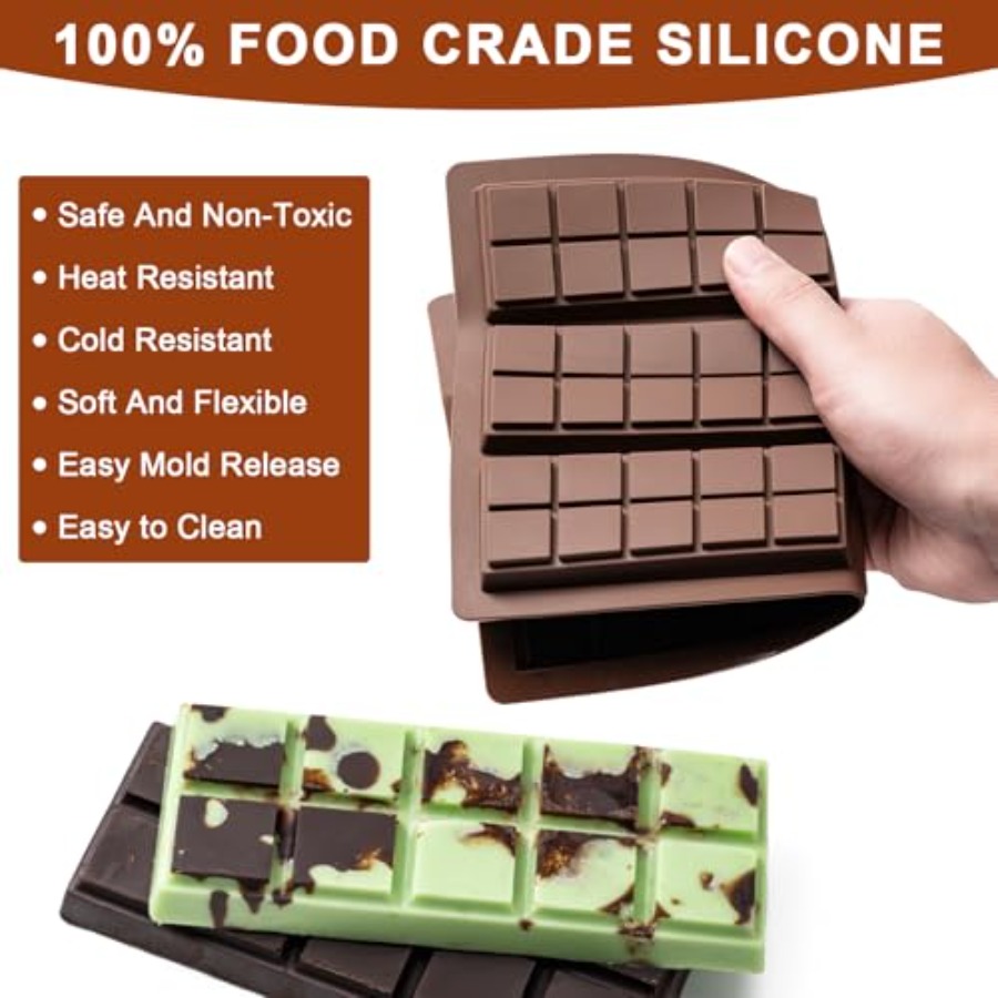 Molde de Silicone Antiaderente - Chocolate Snack avaliação e preço