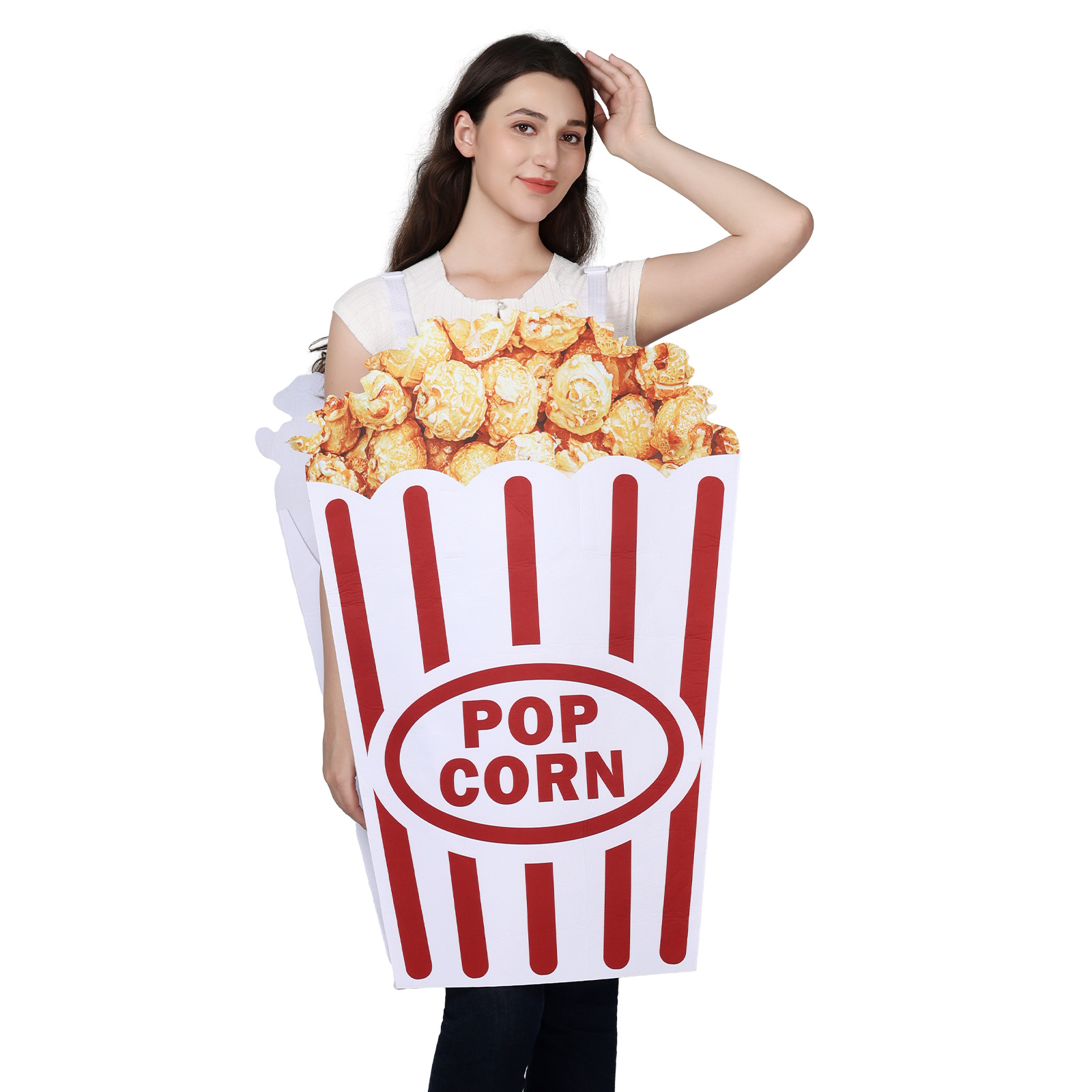 Fantasia de Caixa de Pipoca pa - Popcorn avaliação e preço