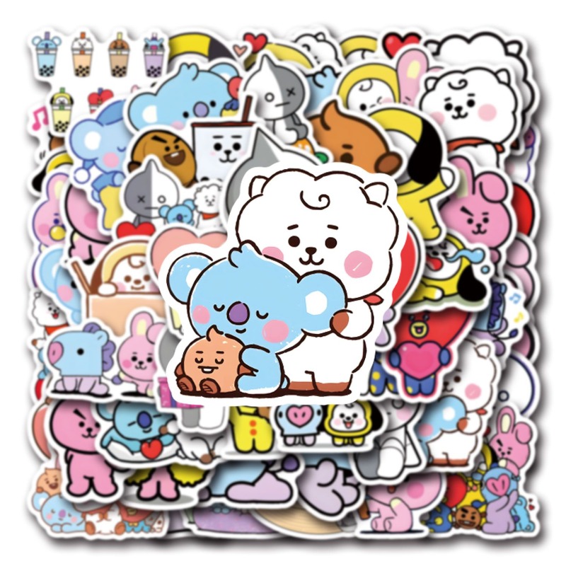 55/110 Peças Adesivos BT21 Chi - Cookies Pack avaliação e preço