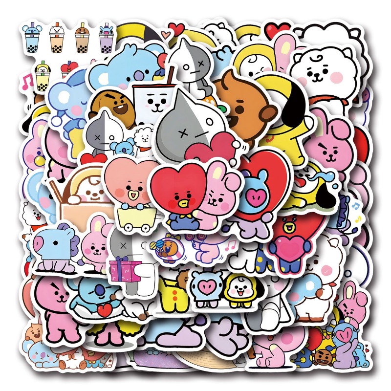 55/110 Peças Adesivos BT21 Chi - Cookies Pack avaliação e preço